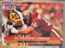 1991 Pro Set Bill Romanowski #655 San Francisco 49ers