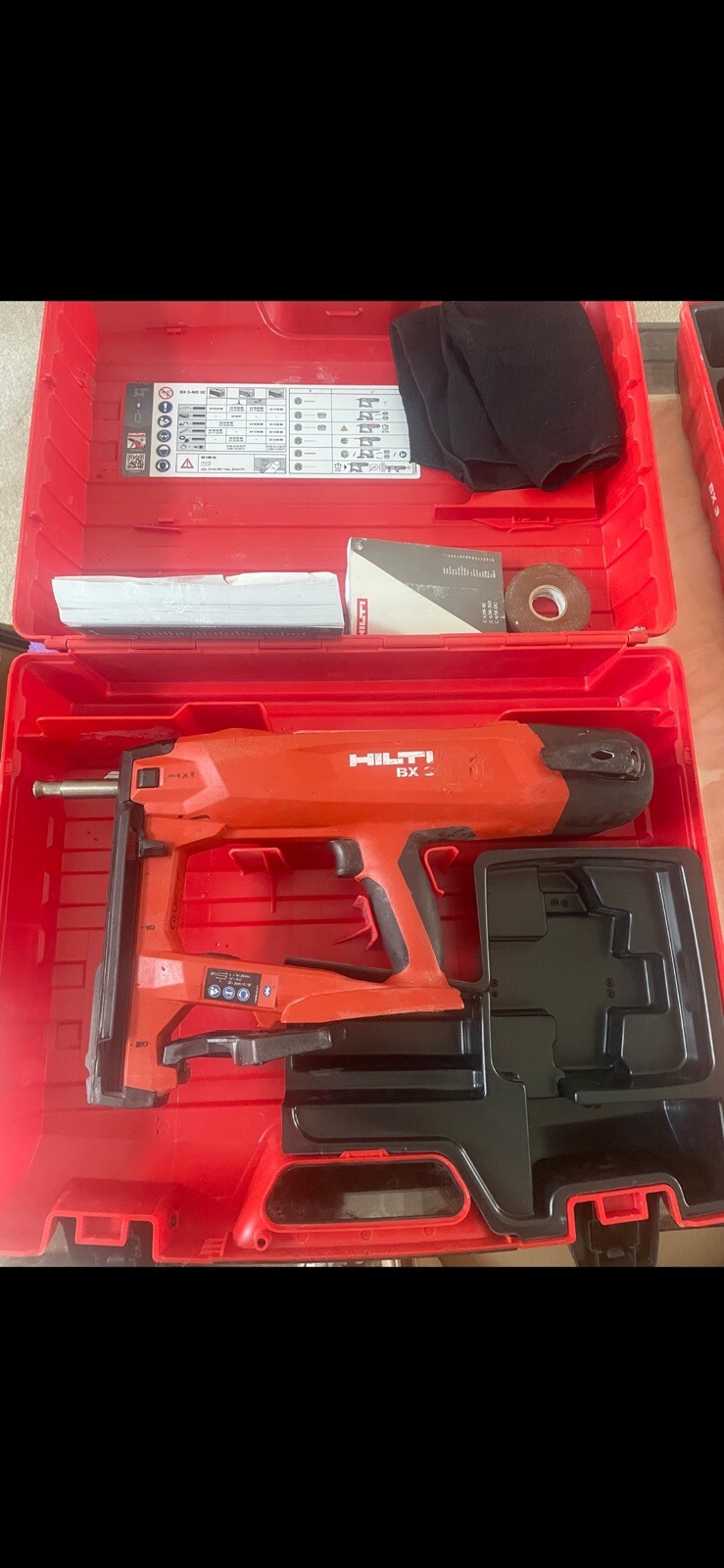 HILTI BX3 NAIL GUN eBay