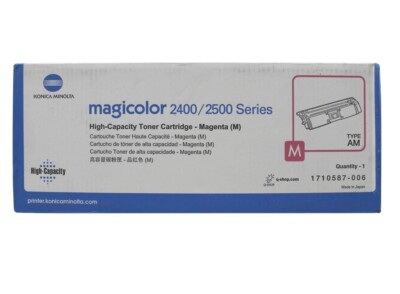GENUINE KONICA MINOLTA MAGENTA TONER CARTRIDGE MAGIC COLOR 2400 / 2500 SERIES