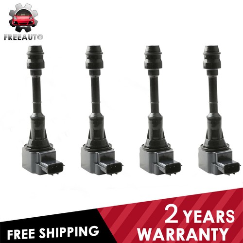 4X Ignition Coils Kit For 20032006 Nissan Altima Sentra 2.5L L4 UF350