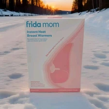 Frida Mom Instant Heat Breast Warmers Reusable - Click-to-Heat Relief in 3 secon
