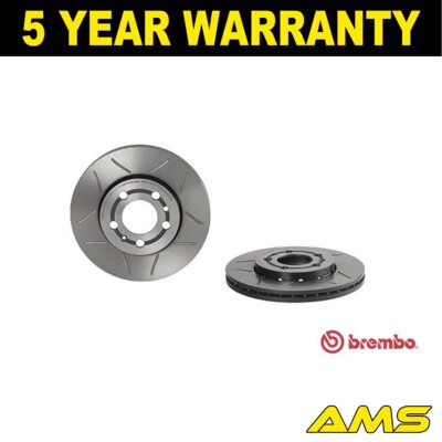 Fits VW Polo Golf Fox Skoda Fabia Seat Ibiza Audi A1 2x Discs Front AMS #2