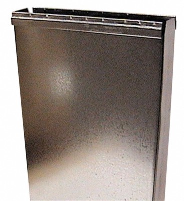 Galvanized Duct Stack, 3-1/4? W x 10? D (Inside Measure) Rectangle x 24? Long
