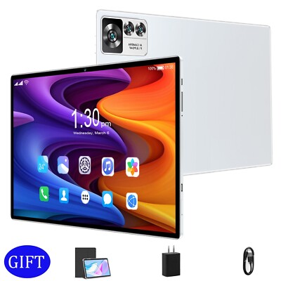 Tablet Android 14 12GB RAM 256GB ROM Octa-Core Dual Camera 1920 X 1200 PC Pad