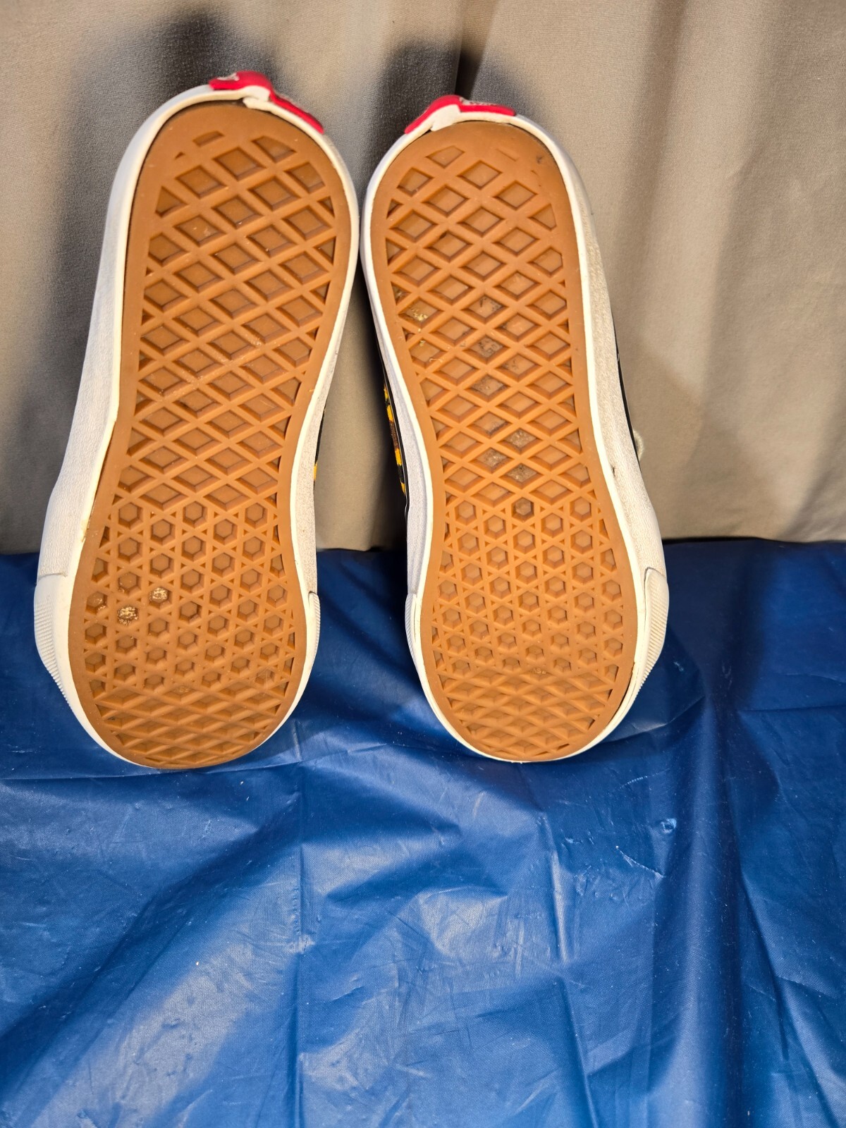 VANS Sunflower Customs Low Top Canvas Unisex Skate Shoes kids / juniors  2 thumbnail 3