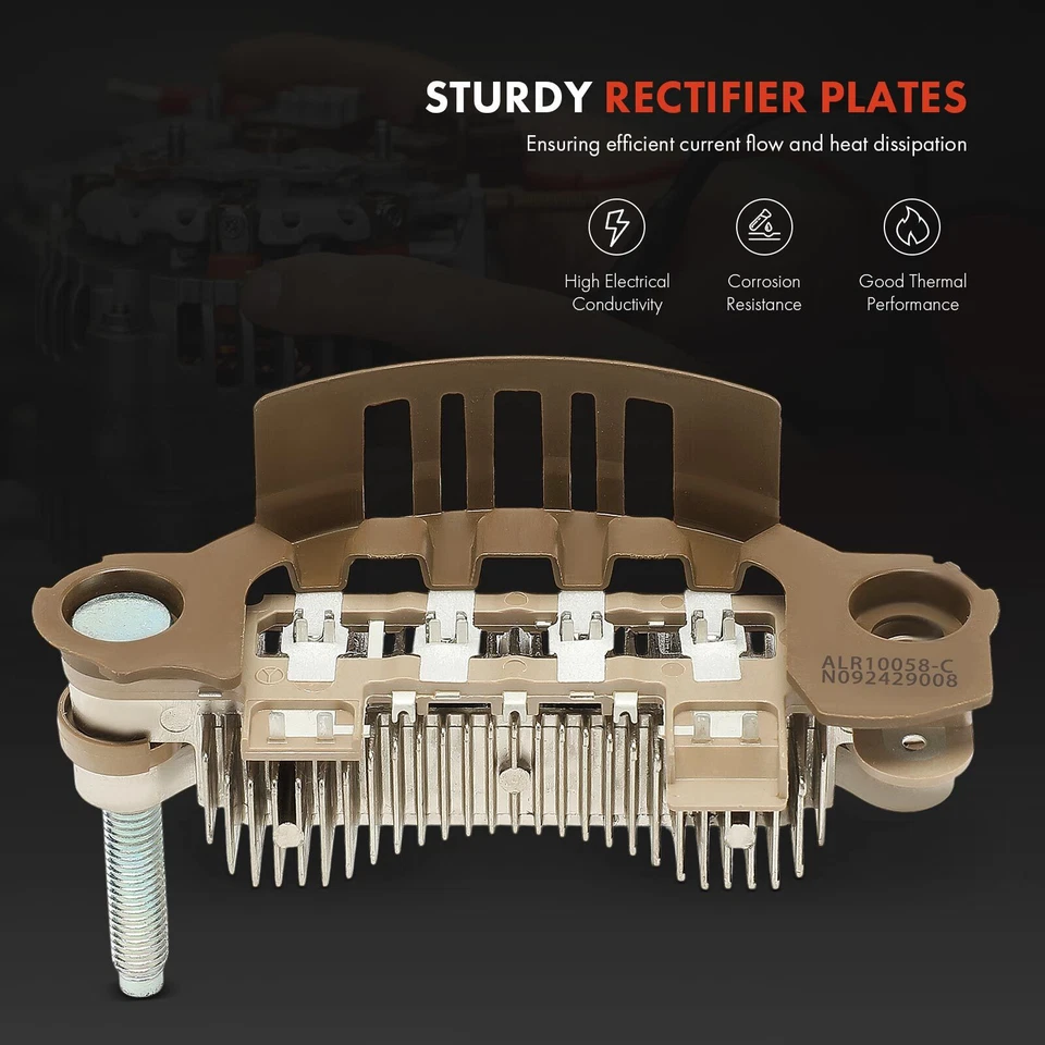 Diodos rectificadores alternador para Chrysler Sebring Nissan Quest Dodge Mitsubishi Foto 3 de 4