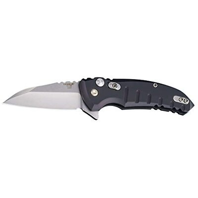 Hogue 24160 X1-Microflip 2.75'' Folder Wharncliffe Blade Tumble Finish Alum Frame