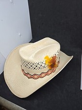 STETSON John B. Stetson Co. WESTERN STRAW HAT Vintage 
