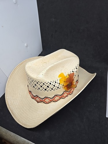 STETSON  John B. Stetson Co. WESTERN STRAW HAT  Vintage?