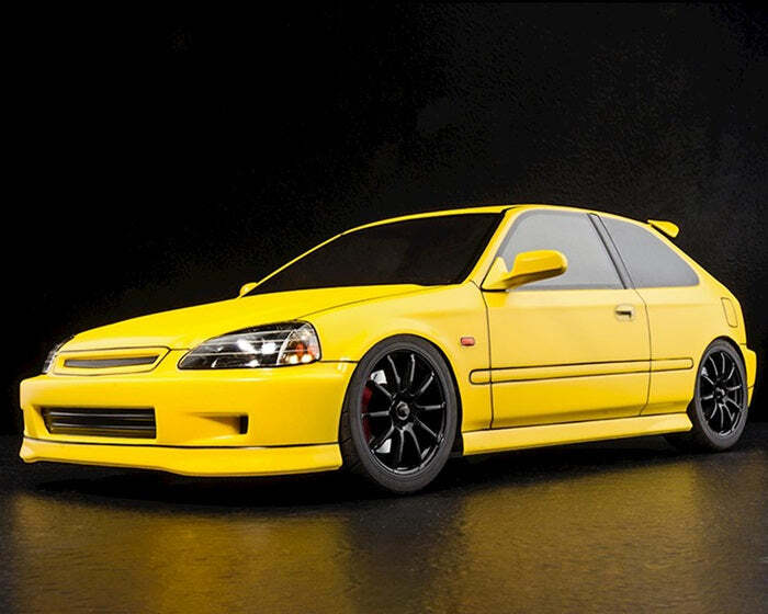 MST MXS-720010 Honda Civic Type-R Hatchback EK9 BODY Type R CLEAR