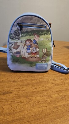 Avatar The Last Airbender Chibi Loungefly Backpack - Nickelodeon Aang Sokko Appa