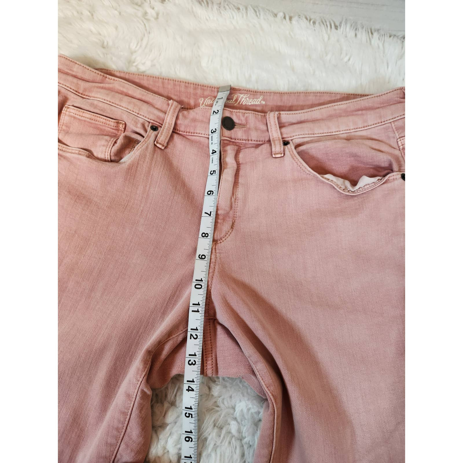 Universal Thread Women's Pink Solid Stretch Row H… - image 6