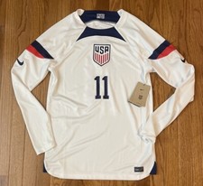 USMNT Nike Home Breathe Stadium Brenden Aaronson Long Sleeve Jersey NWT Small