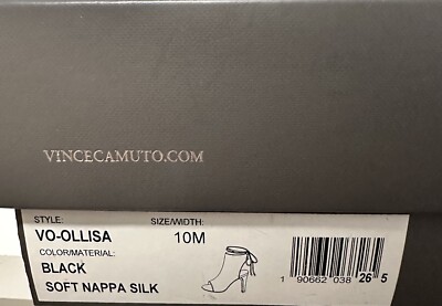 N Women's Shoes Vince Camuto Ollisa Dress Pumps Suede Black size 10M