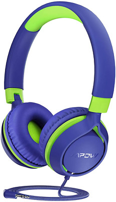 Mpow WIRED Kids Headphones Children with Volume Limit 94dB, Foldable Adjustable