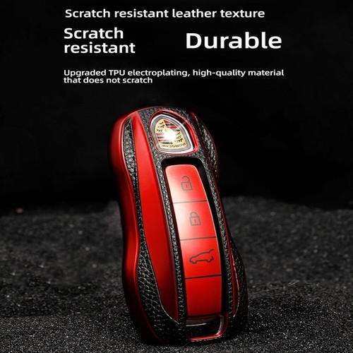 Práctica funda para llaves de coche resistente a caídas para Porsche/Cayenne/Macan/Panamera/718 - Imagen 5 de 14