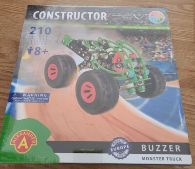 Constructor Buzzer Monster Truck Build Your Own Toy STEM Alexander Brand New!