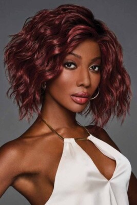 BEAMING BEAUTY Wig by GABOR - Sangria  Lace Front, MonoPart, Designer Series NEW