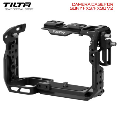 Tilta Full Camera Cage Film Halter W/Cable Clamp+Cold Shoe Für Sony FX3/FX30 V2