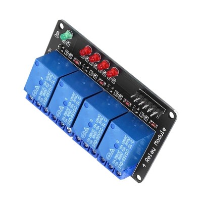 4 Channel Relays Module Easy to Integrate Module for Electronic Applications