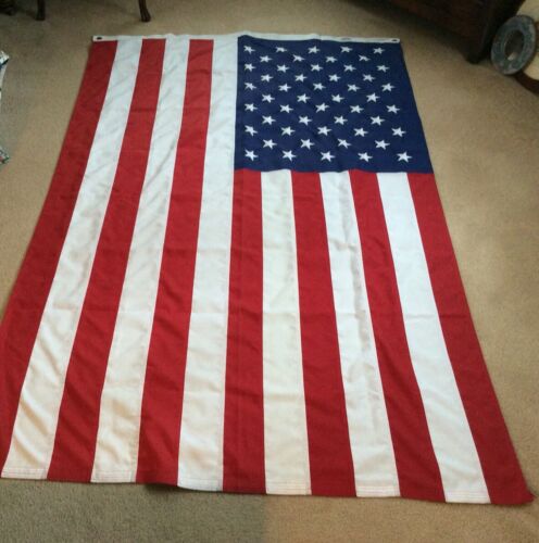 Flagpoles Etc American USA Flag 4x6 Foot Polyester Embroidered Stars - Imagen 1 de 10