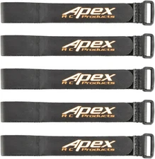 Apex RC Products 20mm X 300mm HD Non-Slip Battery Straps - 5 Pack #3031A