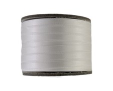 Double faced white satin ribbon 7 mm
