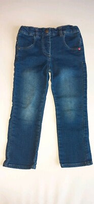 Vertbaudet Kleinkind Mädchen Jeans Hose blau Gr. 92 94 98 Neu