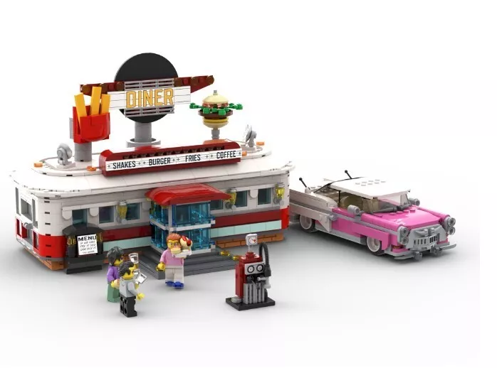 LEGO 1950 s Diner 910011 Bricklink Designer eBay