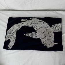 Williams Sonoma Home Lumbar Koi Zar 14x22 13x21 Actual Embroidered Pillow Cover