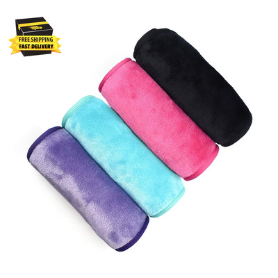 Makeup Remover Cloths 4 Count: Microfiber Reusable Fast Drying Washcloth, Face T