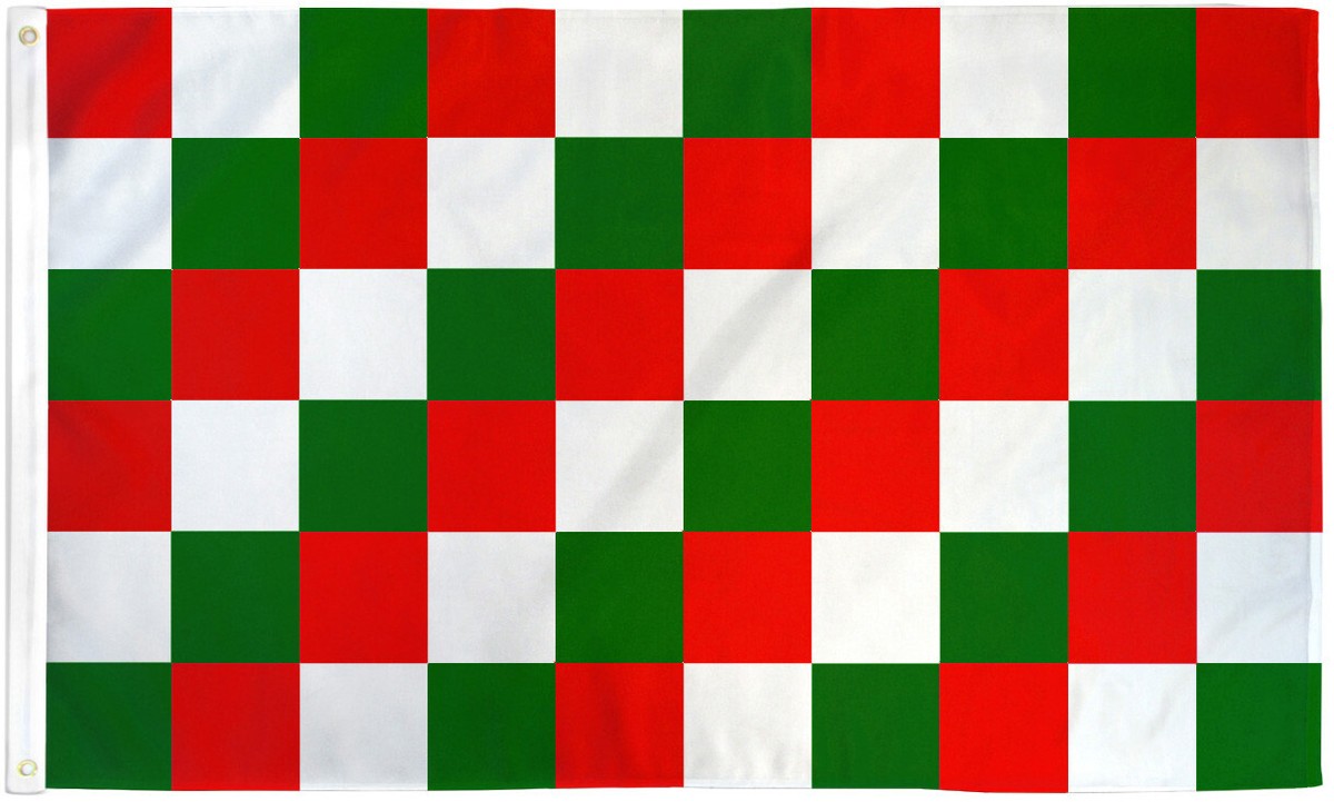 Green Race Flag Single Solid Color Flag On Pole. Race Track Flags.