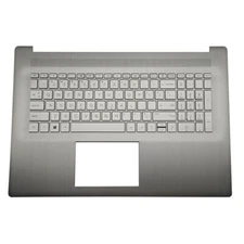 Palmrest For HP 17-CP 17Z-CP 17T-CN 17-CN0013DX 17-CN Keyboard Silver M50458-001
