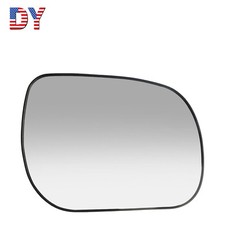 Right Side Heated Mirror Glass w/Backing Plat...