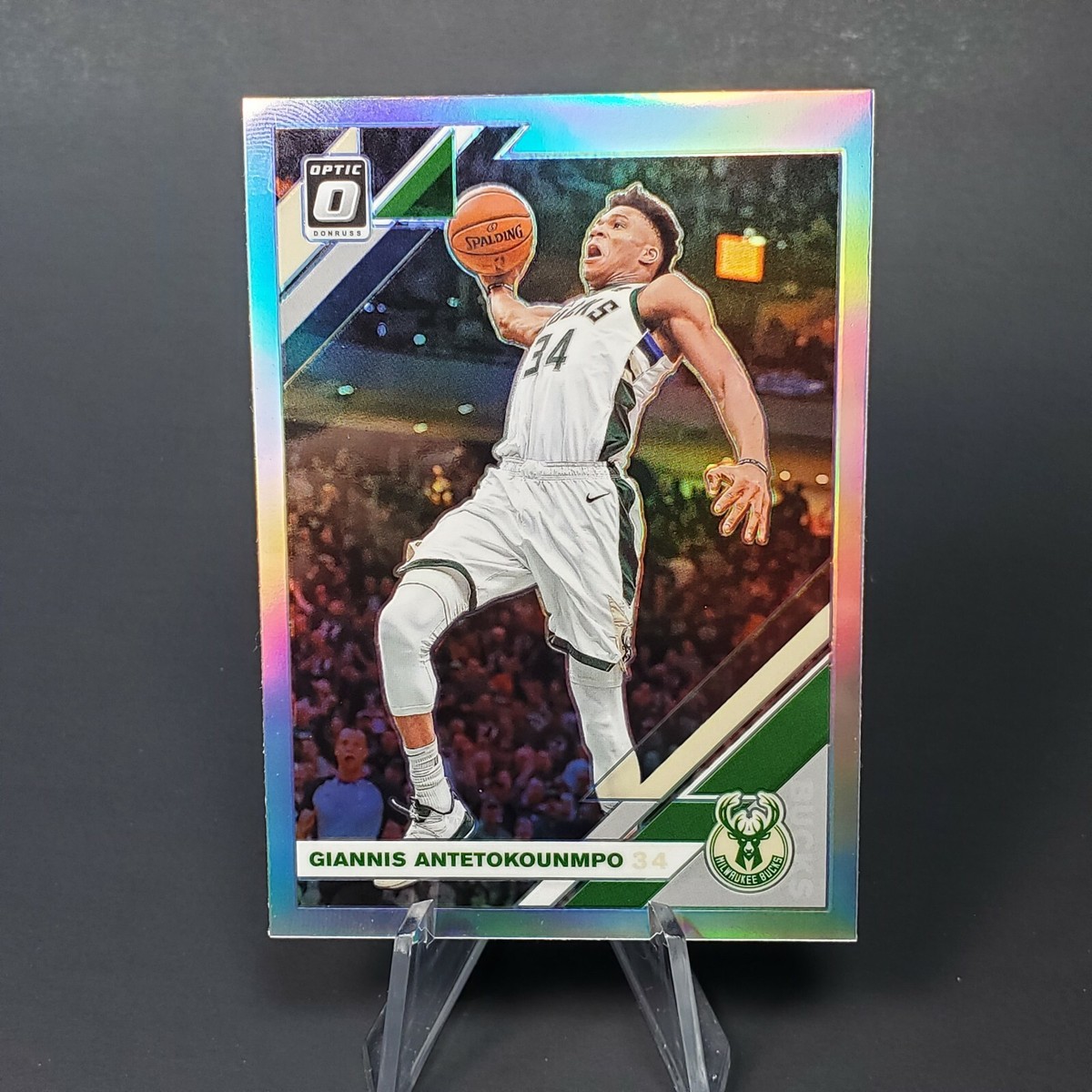 Giannis Antetokounmpo Panini Holo Silver Prizm Card - Mint