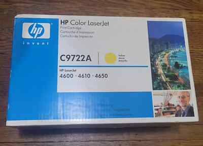 New HP Color LaserJet C9722A Yellow Toner Print Cartridge For 4600,4650, 4610 