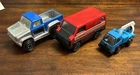 Lot of 3 Vintage Tonka Pressed Metal Vehicles, Pickup-Van & Tow Truck NICE