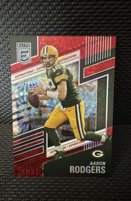 2022 Panini Donruss Elite - Aaron Rodgers #73 Aspirations Shimmer /499