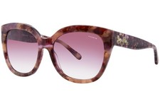 Coach L1083 HC8264 57398H Sunglasses Women's Petal Tortoise/Purple Gradient 56mm