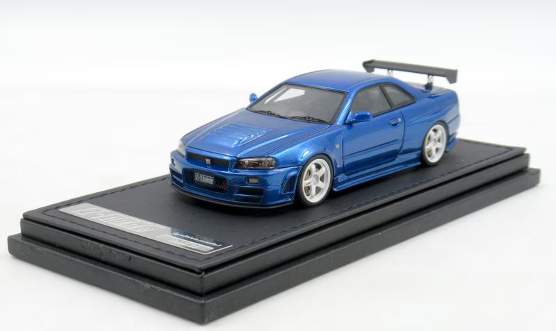 ignition model 1/43 Nismo R34 GT-R Z-tune Bayside Blue IG0791 | eBay