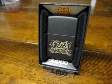 OZZY OSBOURNE LOGO ZIPPO LIGHTER MINT IN BOX