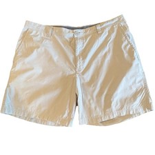 Columbia Men  s Golf Shorts Beige 40W India Summer Inseam 7.5  
