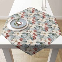 Tischdecke Winter Poinsettia 90X90Cm By Ambiente | Weihnachten, Weihnachtsstern