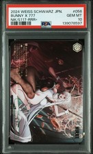 2024 WEISS SCHWARZ JAPANESE GODDESS OF VICTORY: NIKKE RRR BUNNY X 777 PSA 10