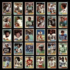 1981 Topps NM-Mint Collection NFL Lot 30 Football Cards Jack Tatum 