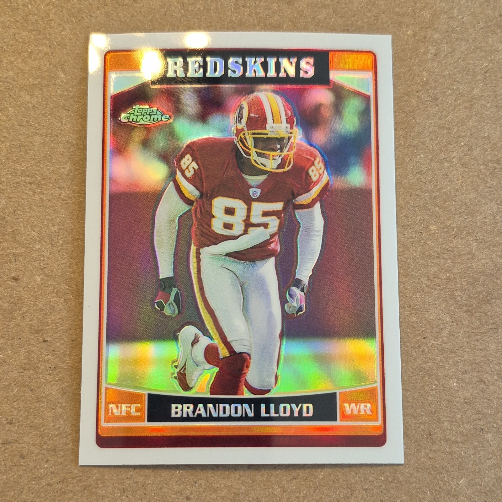 Topps 2006 Chrome Brandon Lloyd Refractor #49 Washington Commanders NFL