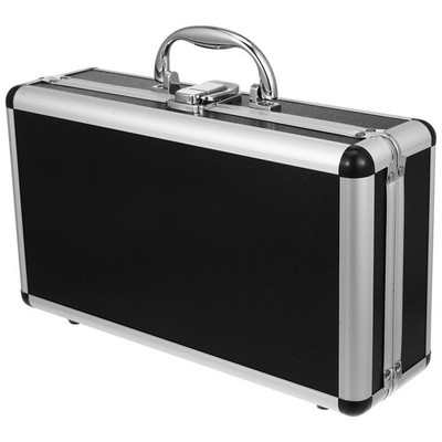 Hemobllo Lockable Tools Case Portable Carrying Box with 30x17x9.5cm, Black 