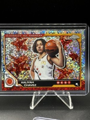 Aaliyah Chavez 2025 Topps Chrome McDonald s McFlurry Mini Diamond Refractor #66
