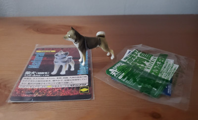 Kaiyodo Choco Q Natural Monuments Shiba Inu mini animal figure gashapon
