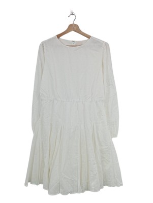 MRS & HUGS Sommerkleid Damen Kleid Gr. DE 38 wollweiß Casual-Look